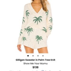Show Me Your Mumu Gilligan Palm Tree Knit Sweater